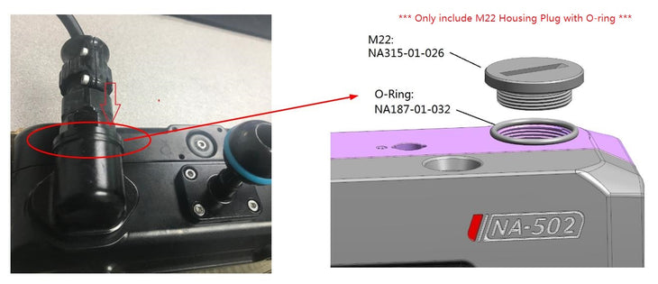 Nauticam M22 Housing Plug with O-Ring - 95372