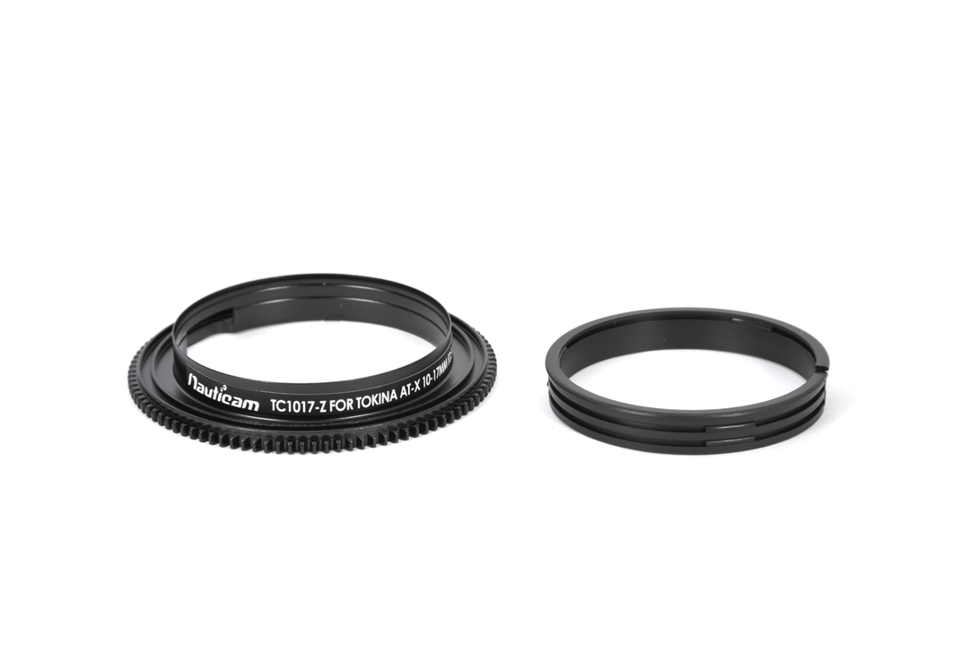 Nauticam Zoom Gear TC1017-Z for Canon Tokina AT-X 10-17mm F3.5-4.5 Fisheye DX - 19529 - Sea Tech Ltd