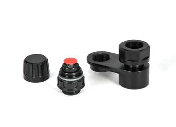 Nauticam M16 Offset Connector with Vacuum Valve II - Pushbutton Release - 25627