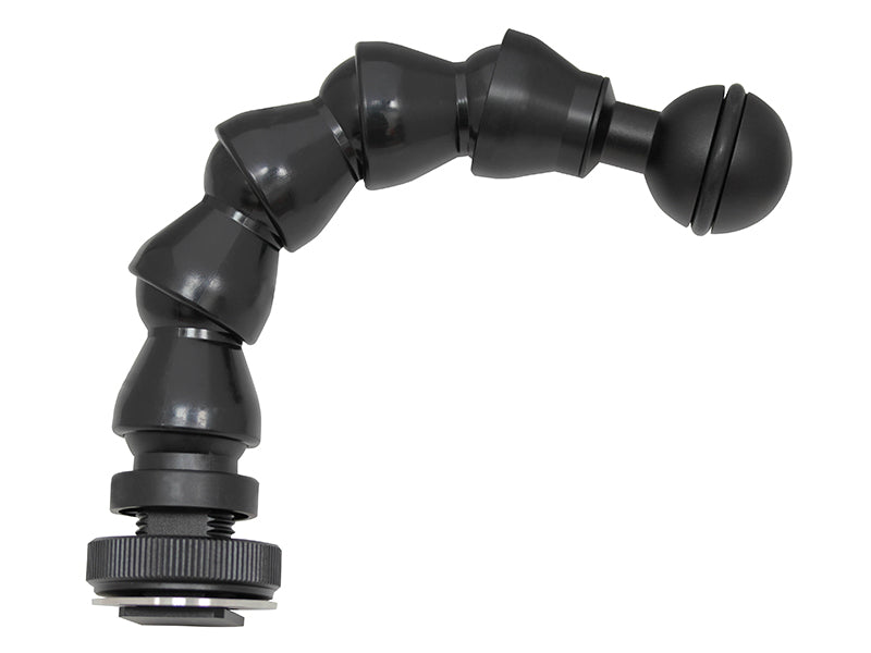BigBlue Flexible Arm Hot Shoe/Ball Adapter - FLEXIARM-06-HOTSHOE-BALL - Sea Tech Ltd