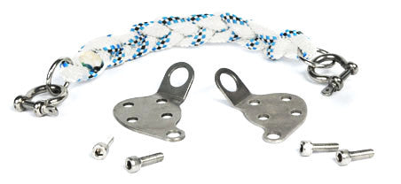 Nauticam Lanyard 23cm or 27cm & mounting plates with screws - 25110 & 25120 - Sea Tech Ltd