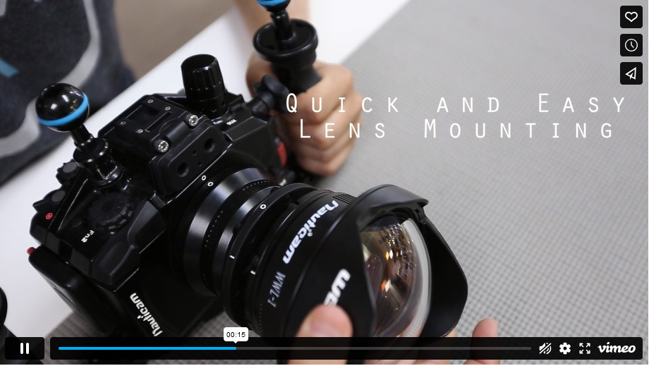 Nauticam M67 to Bayonet Mount Converter Demo [video]