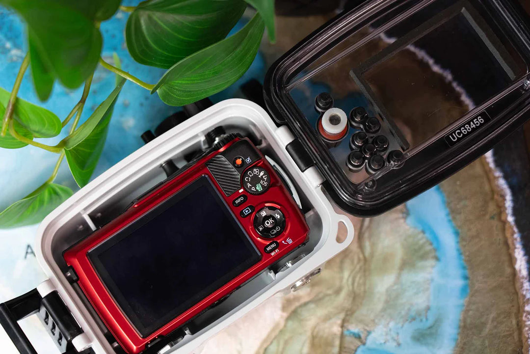 Using an OM System TG-7 in an Olympus Tough TG-5, TG-6 Ikelite Housing