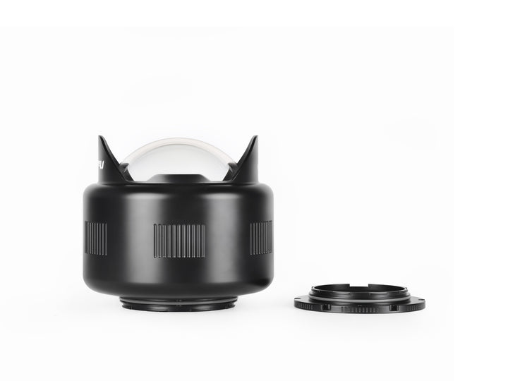 Nauticam N120/N100 0.36x Wide Angle Conversion Port with Integrated Float Collar and Interchangeable Port Mounting Ring - WACP-1B - 85206