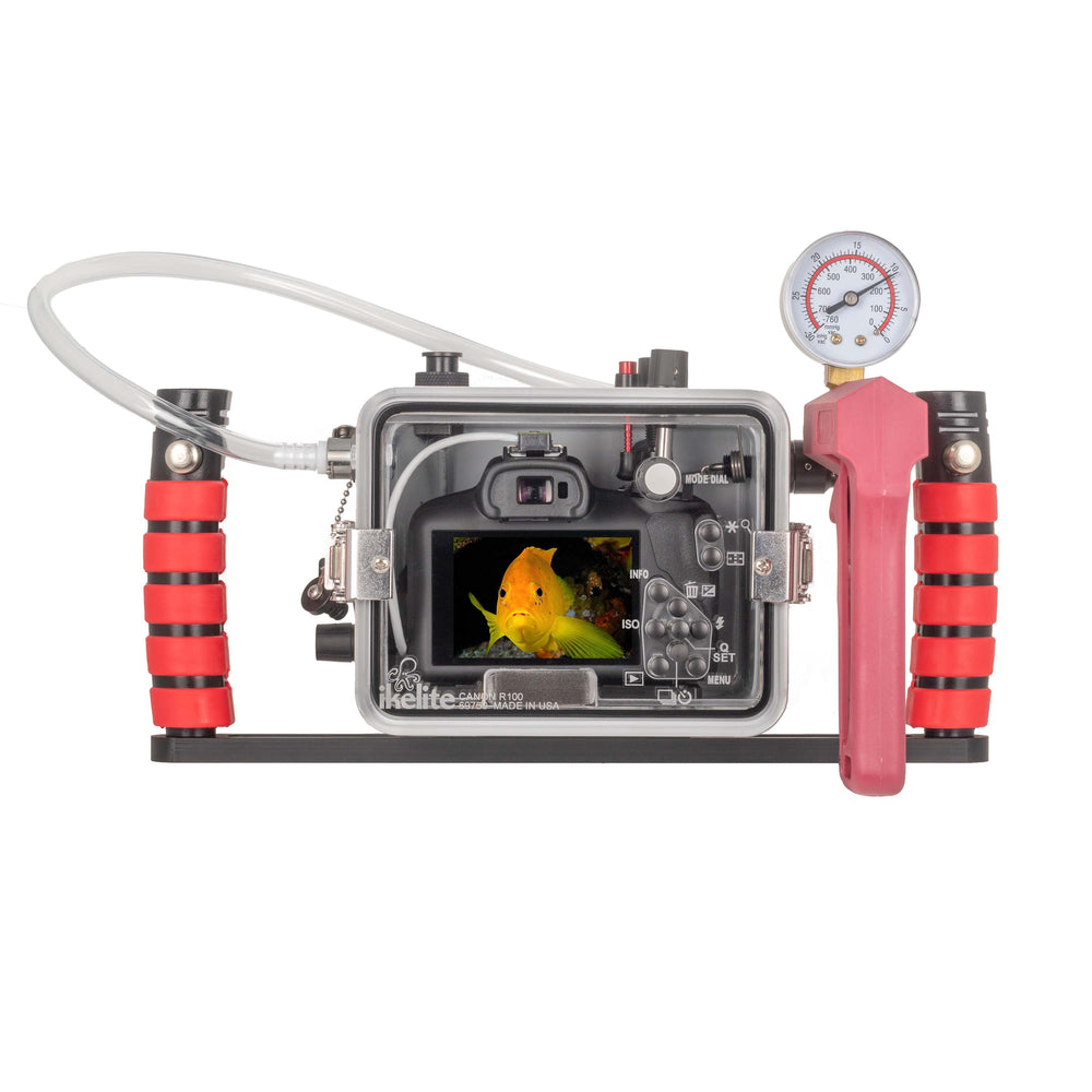 Canon EOS R100 Ikelite 200DLM/D Housing with Dome Port, Handles