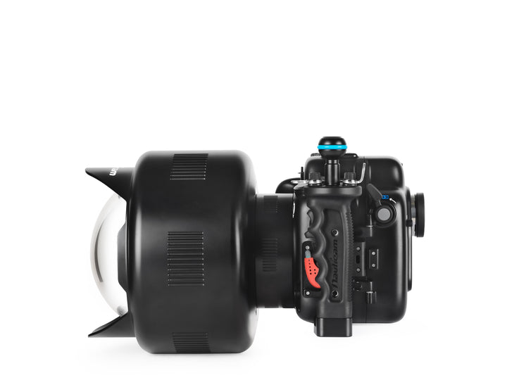 Nauticam N120/N100 0.36x Wide Angle Conversion Port with Integrated Float Collar and Interchangeable Port Mounting Ring - WACP-1B - 85206