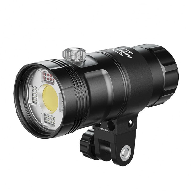 X-Adventurer M7000-WRGBU Underwater Smart Focus Video Light with Strobe Mode