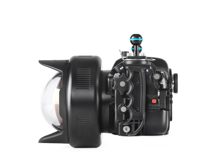 Nauticam N120/N100 Fisheye Conversion Port with Integrated Float Collar (FCP-1) 170 deg. FOV w Compatible 28mm Lenses - 85207