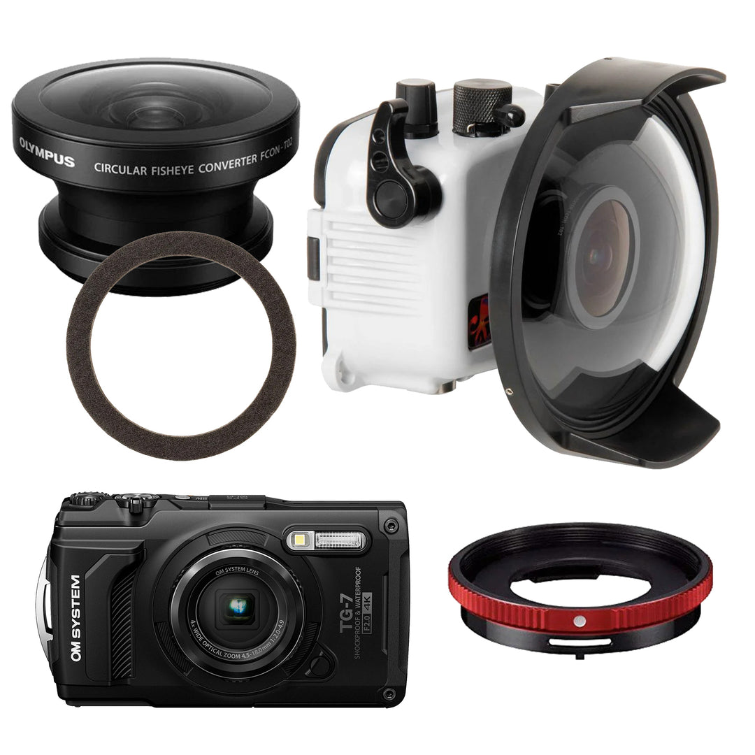 OM System Tough TG-7 Fisheye Bundle