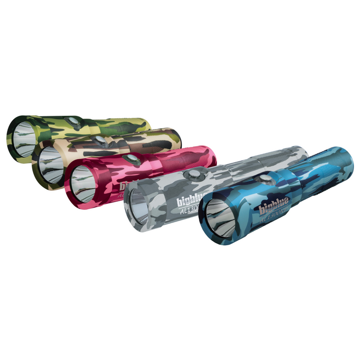 Bigblue AL1300NP-CAMO 1300-Lumen Narrow Beam CAMOUFLAGE