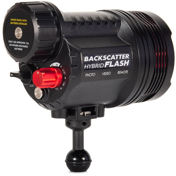 Backscatter Hybrid Flash HF-1 Underwater Strobe & Video Light