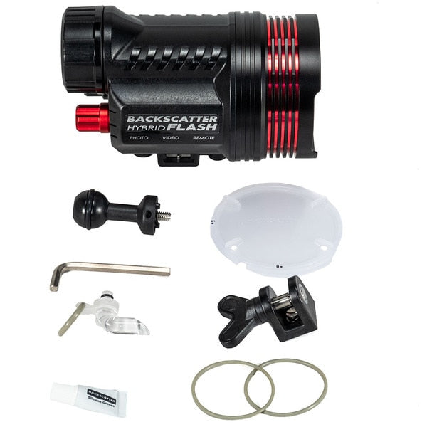 Backscatter Hybrid Flash HF-1 Underwater Strobe & Video Light