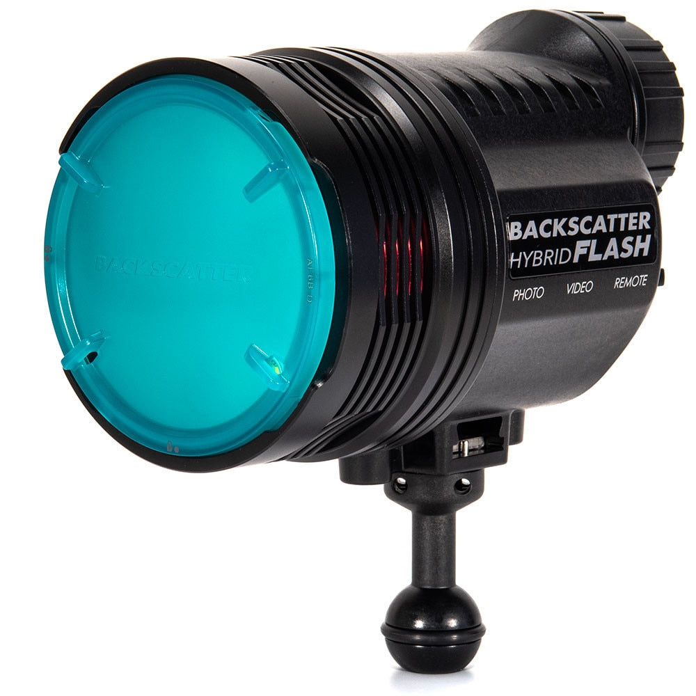 Backscatter Hybrid Flash Ambient Blue Diffuser Package