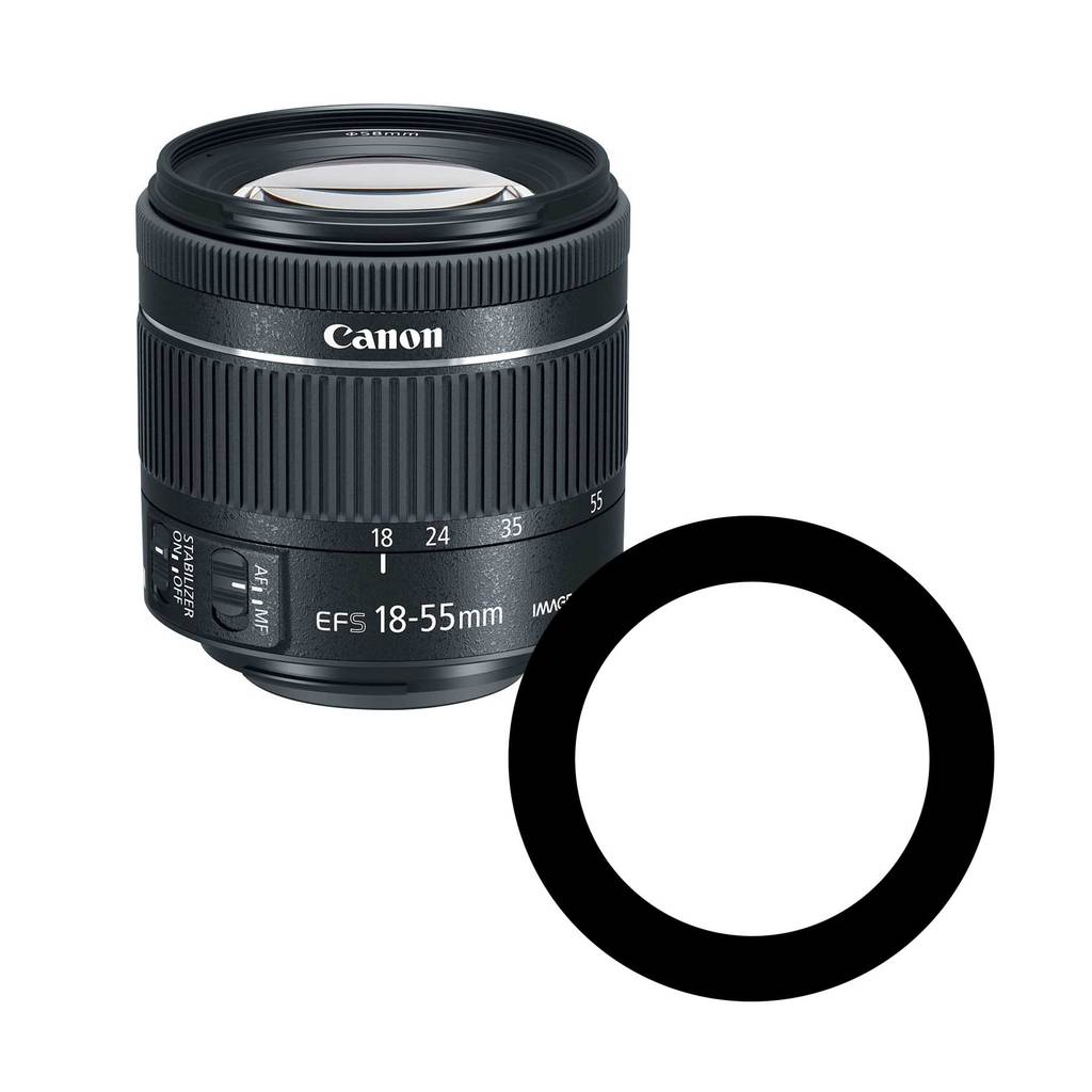 Ikelite Anti-Reflection Ring for Canon 18-55mm Lenses - 0923.11
