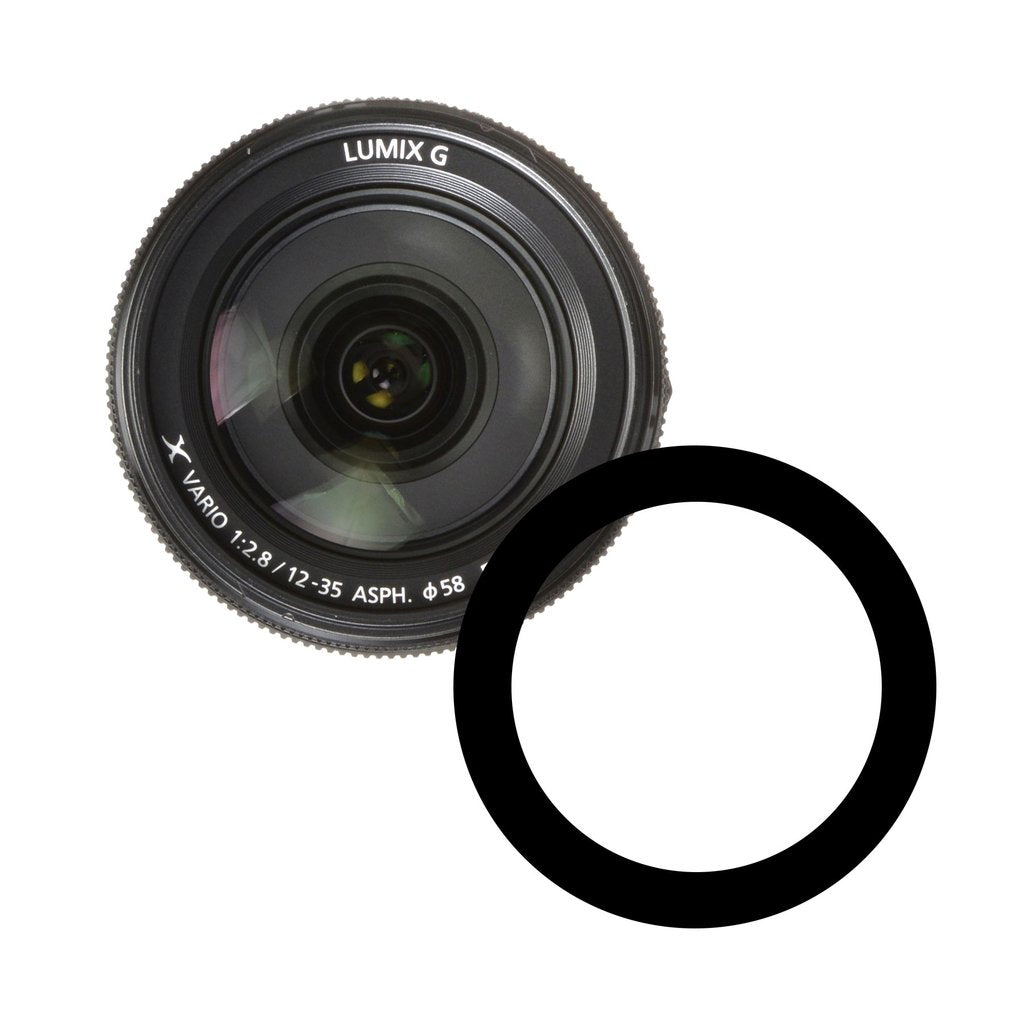 Ikelite Anti-Reflection Ring for Panasonic Lumix G X Vario 12-35mm F2.8 I or II ASPH Power OIS Lens - 0923.51
