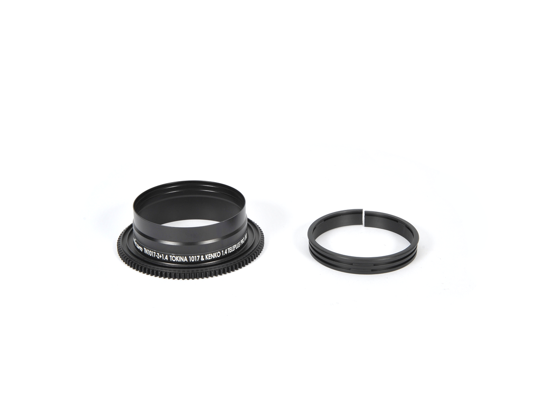 Nauticam Zoom Gear TN1017-Z +1.4 for Nikon Tokina 10-17mm and Kenko 1.4x Pro 300 TC - 19227 - Sea Tech Ltd