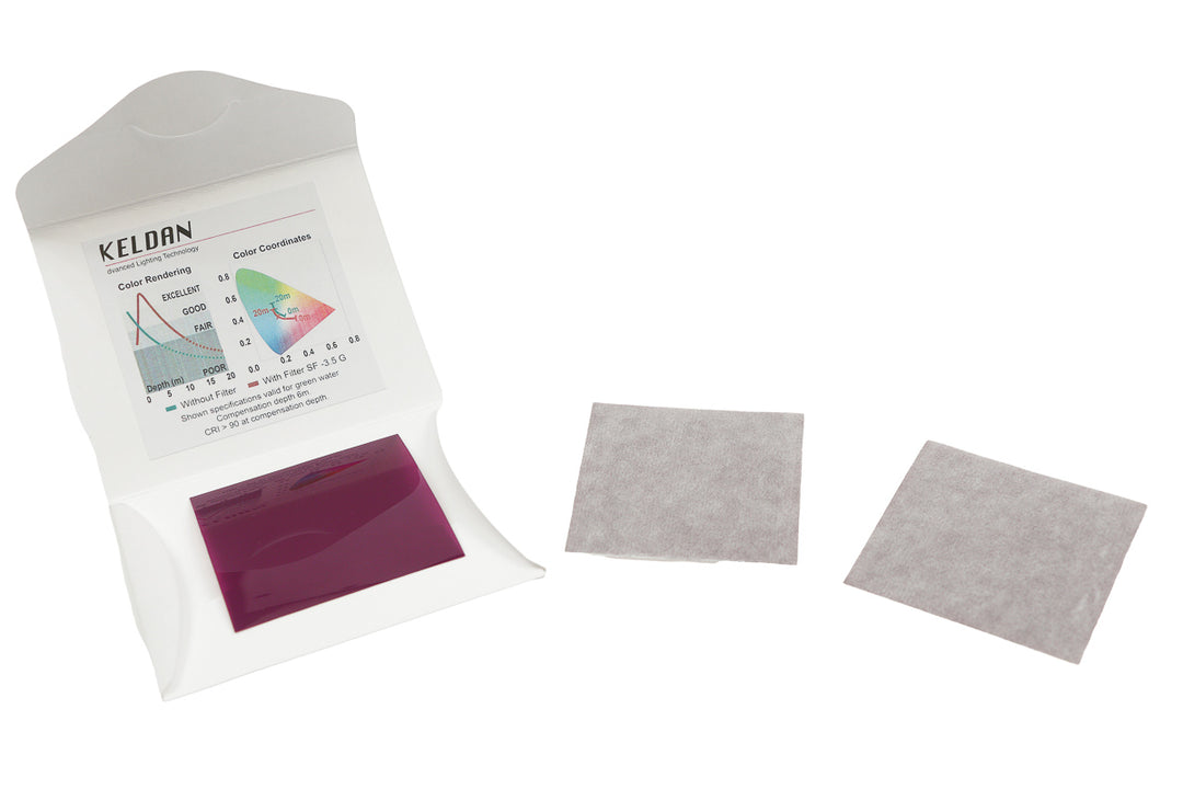 Keldan Spectrum Filters Flexible Films - 60x60mm and 80x80mm