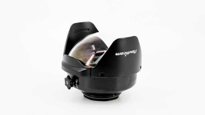 Nauticam N200 0.57x Wide Angle Conversion Port - 2 (WACP-2) 140 Deg. FOV with Compatible 14mm Lenses (incl. float collar) - 16421