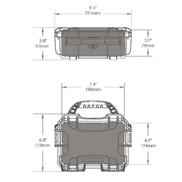 Nanuk 903 Small Hard Case