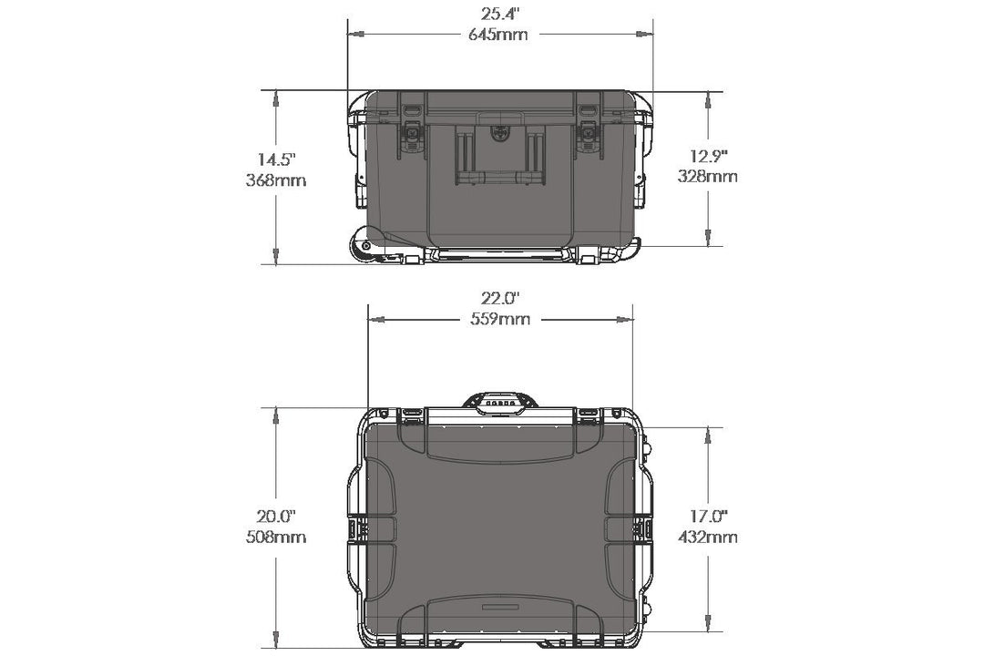 Nanuk 960 Wheeled Hard Case