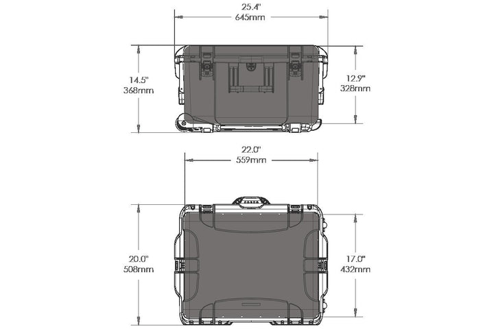 Nanuk 960 Wheeled Hard Case
