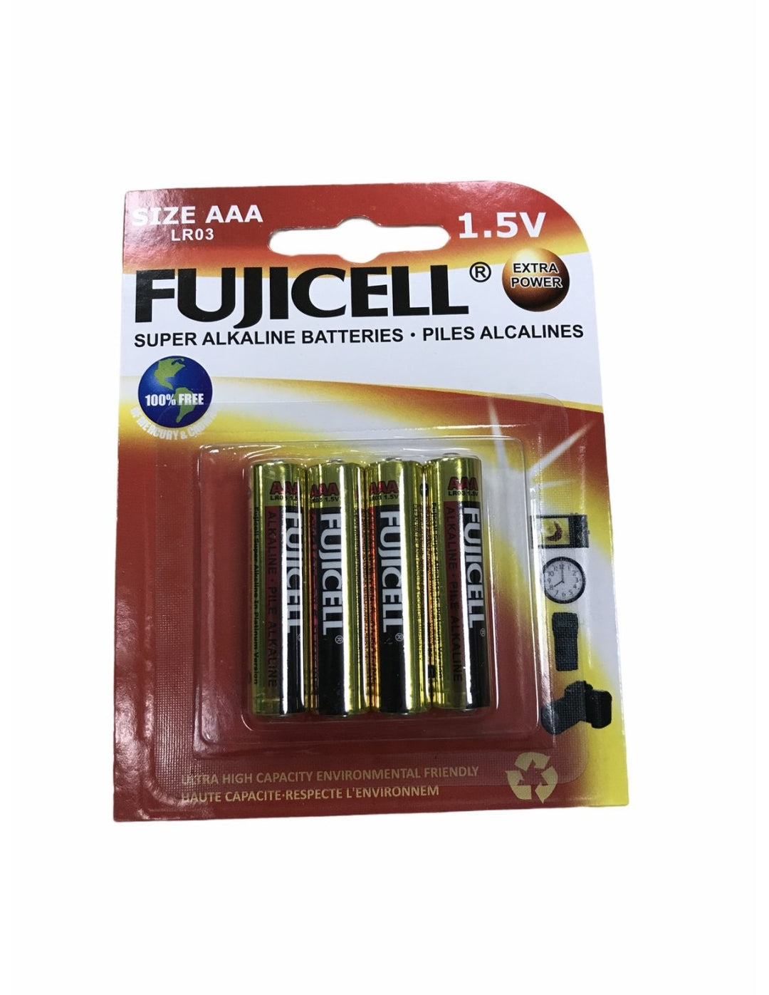 Fujicell AAA Super Alkaline Batteries 1.5V