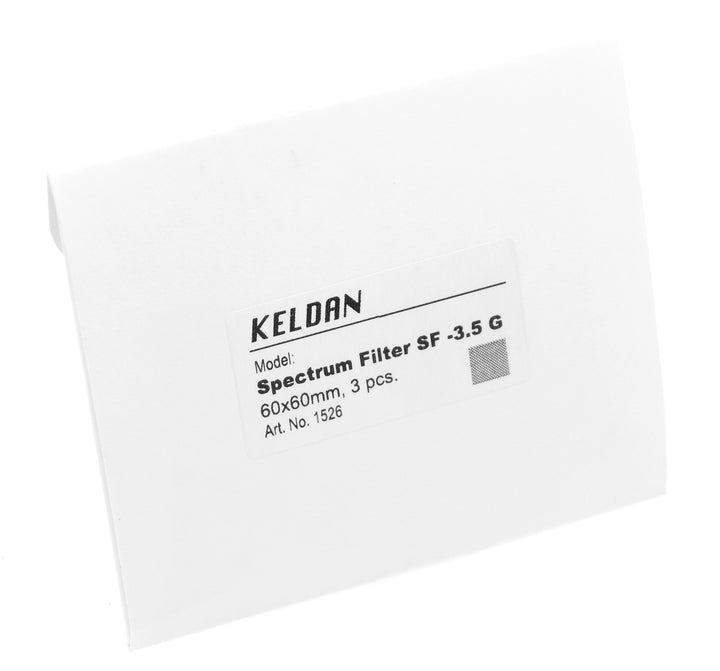 Keldan Spectrum Filters Flexible Films - 60x60mm and 80x80mm