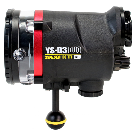 SEA&SEA YS-D3 DUO Underwater Strobe - Red
