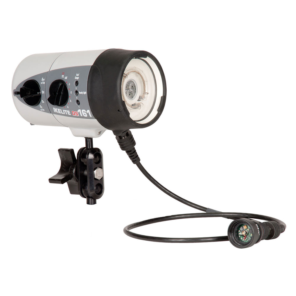 Ikelite Manual Optical Receiver for Fiber Optic or Remote Triggering DS Strobes with Pre-Flash Learning Mode - 4403