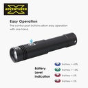 X-Adventurer M1500 LED Scuba Diving Spot Light - Blue