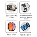 Divevolk SeaTouch 4 Max camera housing with Filters Kit