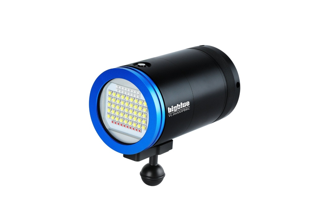 BigBlue VL36000PB - 36,000 Lumen Pro Video Light w Built in Blue & Red LED - Remote Control Ready