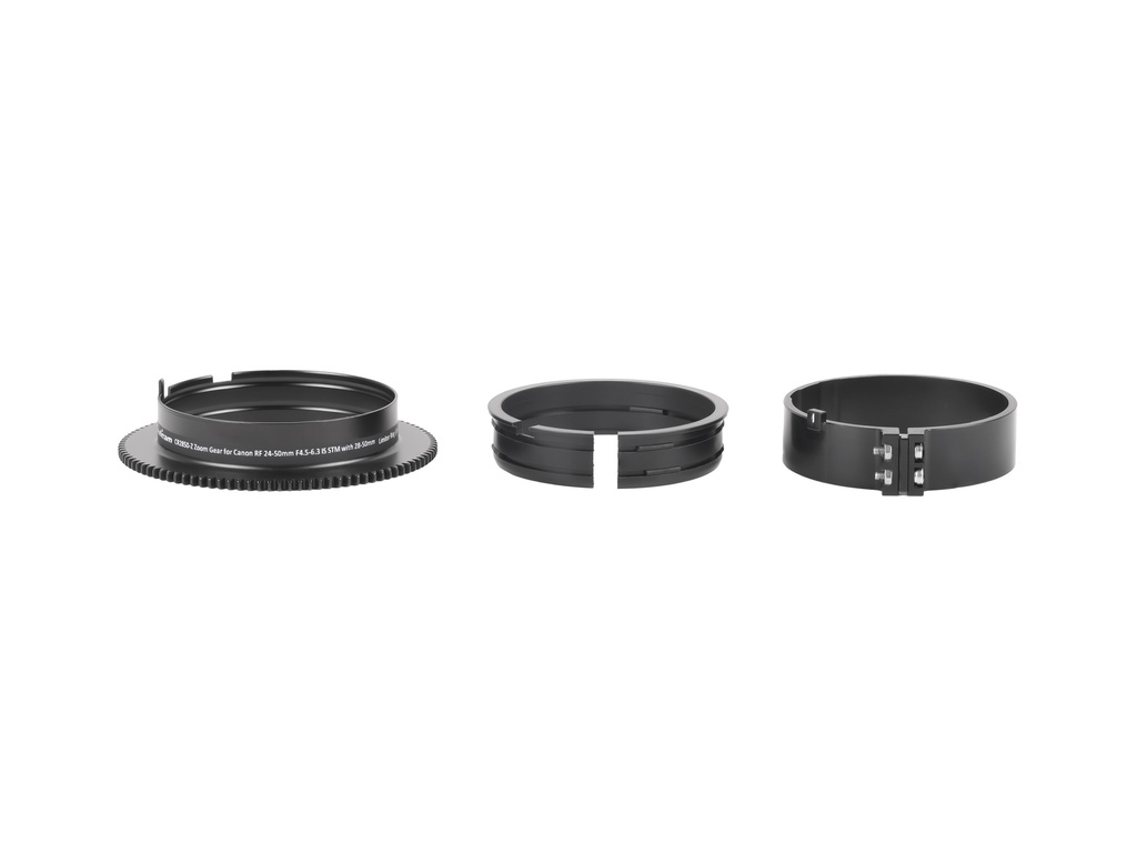 Nauticam CR2850-Z Zoom Gear for Canon RF 24-50mm F4.5-6.3 IS STM with 28-50mm Limitor Ring