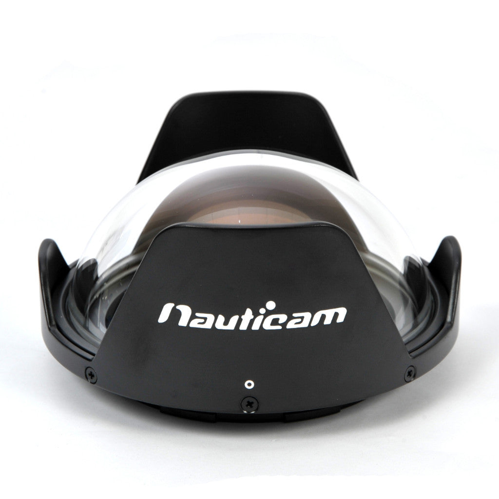 Nauticam N120 140mm Optical Glass Fisheye Port with removable shade - 18811