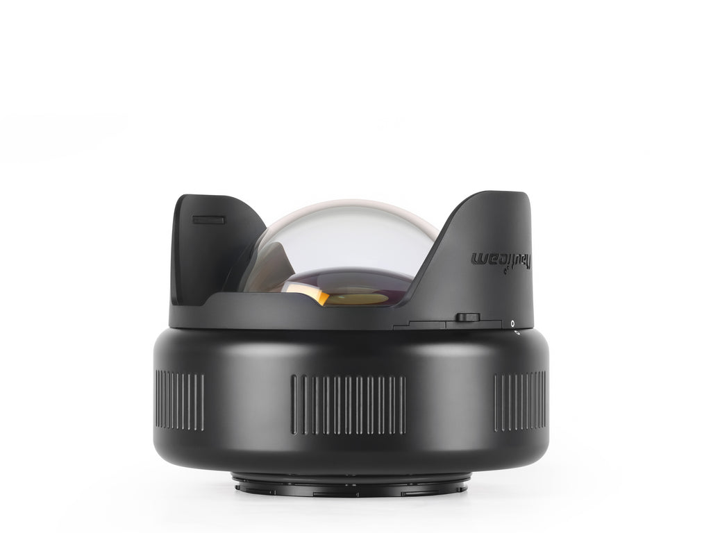 Nauticam N120/N100 Fisheye Conversion Port with Integrated Float Collar (FCP-1) 170 deg. FOV w Compatible 28mm Lenses