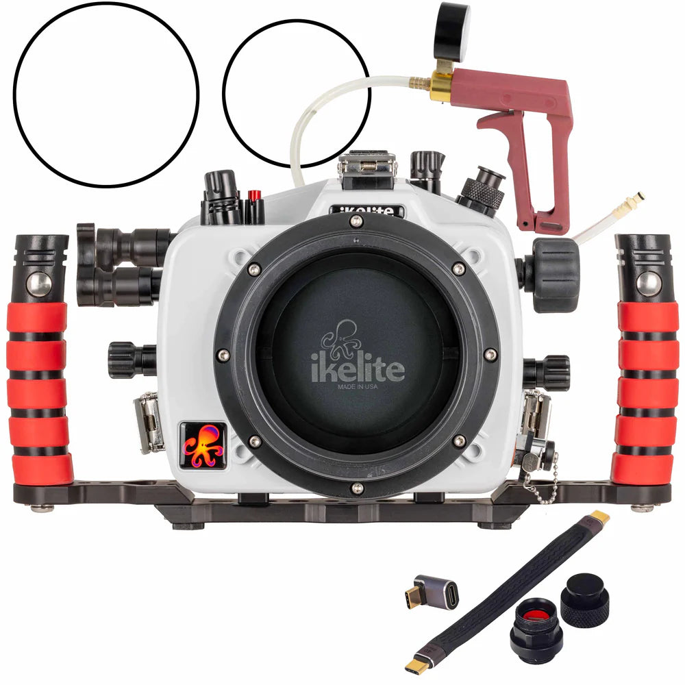 Nikon Z6III - Ikelite 200DL Housing Deluxe Version with Handles, Vacuum Pump, & USB-C Charging Bulkhead
