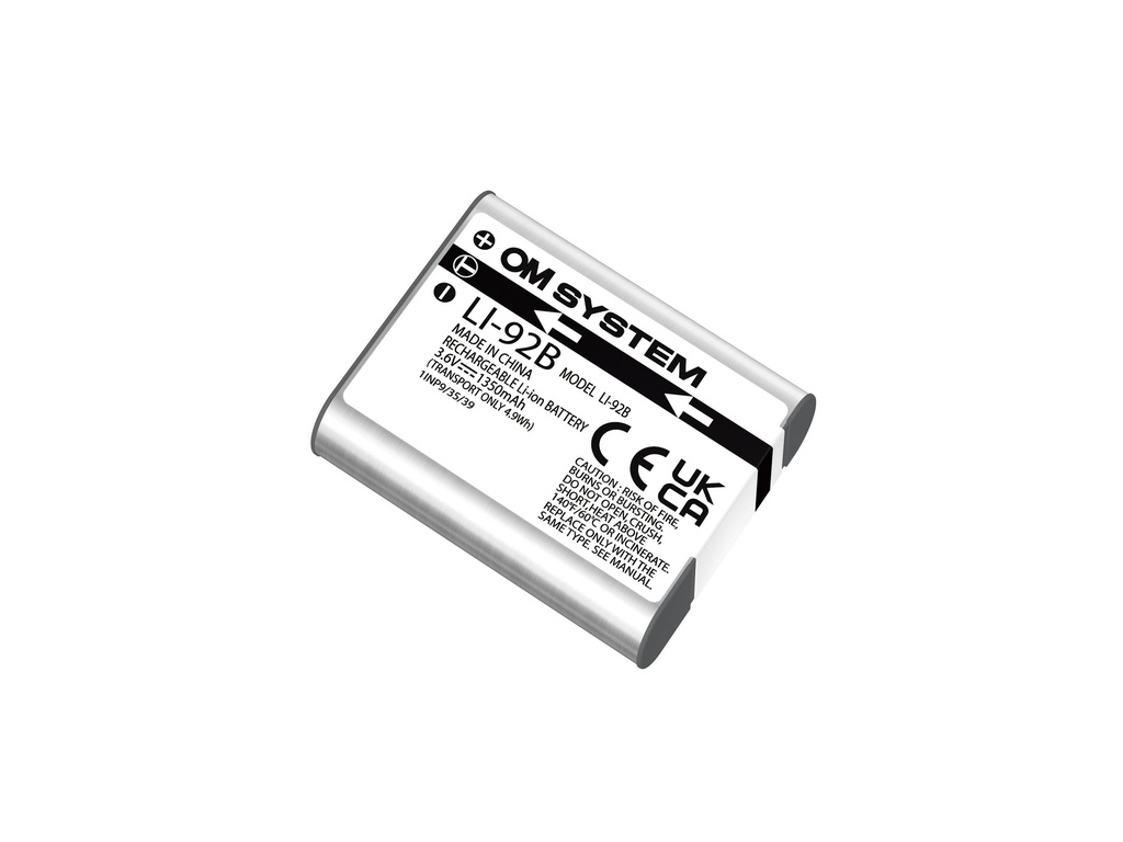 OM System LI-92B Lithium ION Battery Pack for Olympus Tough etc