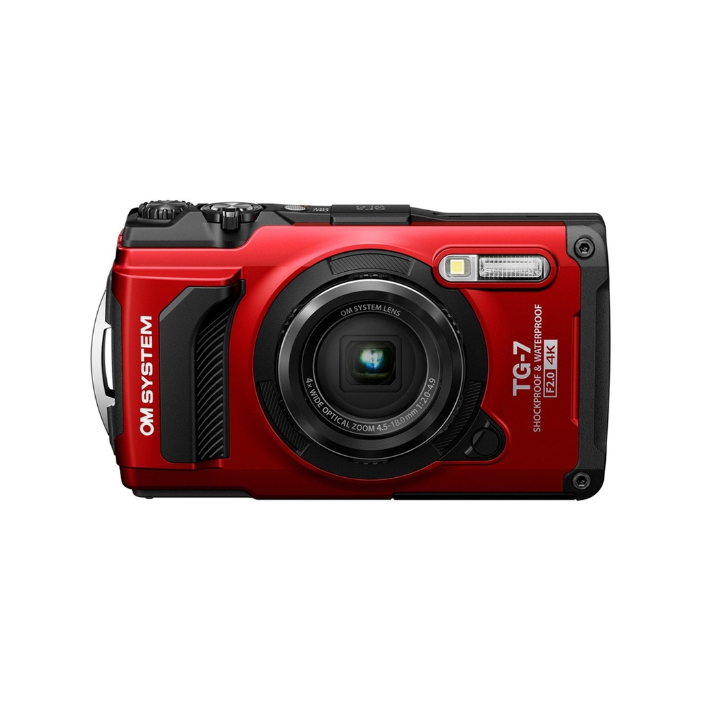 OM System Tough TG-7 Digital Camera - Red