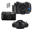 OM System Tough TG-7, Nauticam NA-TG7 Housing & WWL-C Wide Angle Bundle - Black