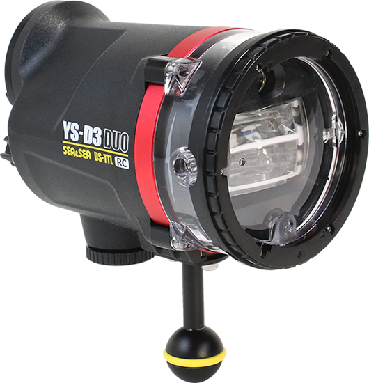 SEA&SEA YS-D3 DUO Underwater Strobe - Red
