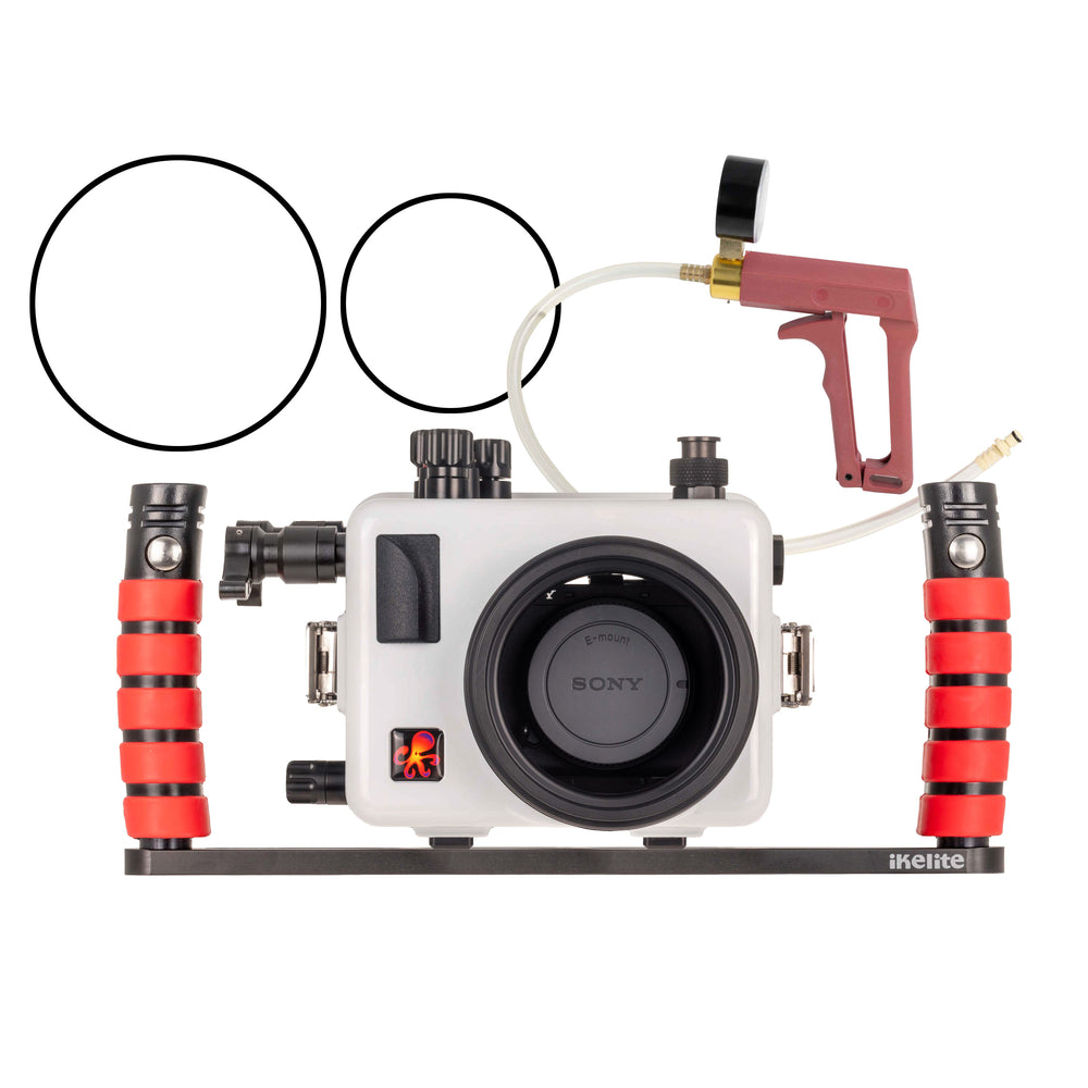Sony Alpha a6700 - Ikelite 200DLM/E Housing Deluxe Version with Handles & Vacuum System