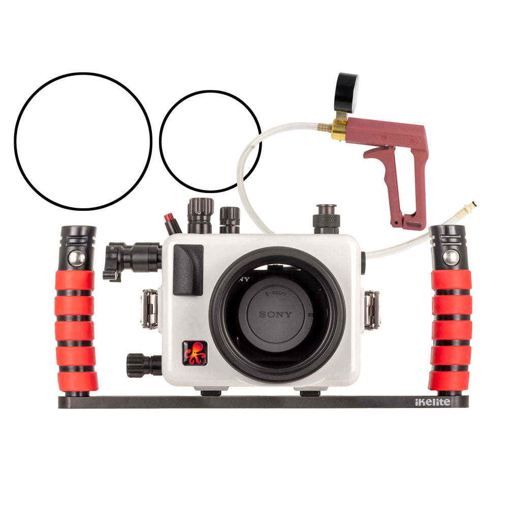 Sony Alpha a7C II, a7CR - Ikelite 200DLM/A Housing Deluxe Version with Handles & Vacuum System