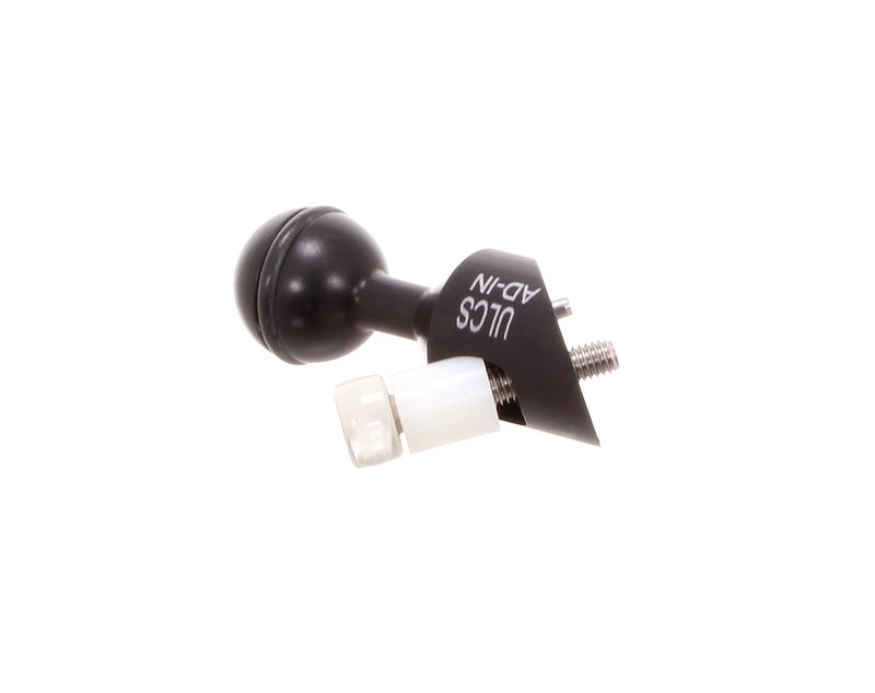 Ultralight 1" angled ball mount adapter for Inon strobes