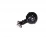 Ultralight universal 1" ball adapter with 1/4" through-hole for camera rigs