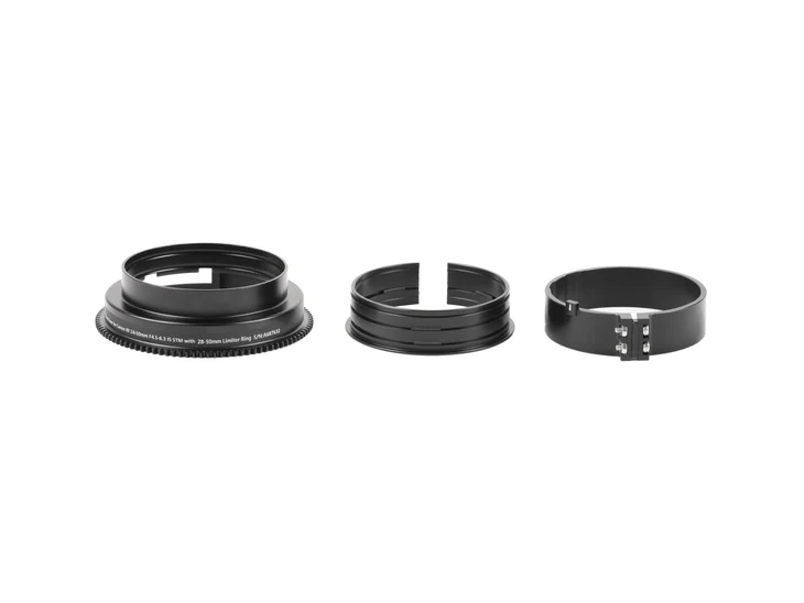 Nauticam RF2850-Z Zoom Gear for Canon RF 24-50mm F4.5-6.3 IS STM with 28-50mm Limitor Ring - 19635