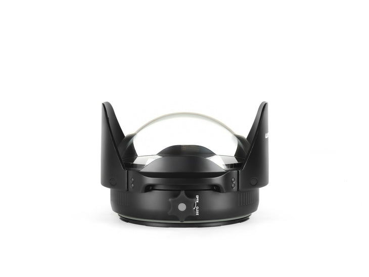 Nauticam N200 0.57x Wide Angle Conversion Port - 2 (WACP-2) 140 Deg. FOV with Compatible 14mm Lenses (incl. float collar)
