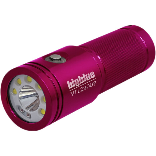 [VTL2900P PINK] BigBlue VTL2900P - 2900-Lumen Dual-Beam Light – Wide/Narrow - Pink