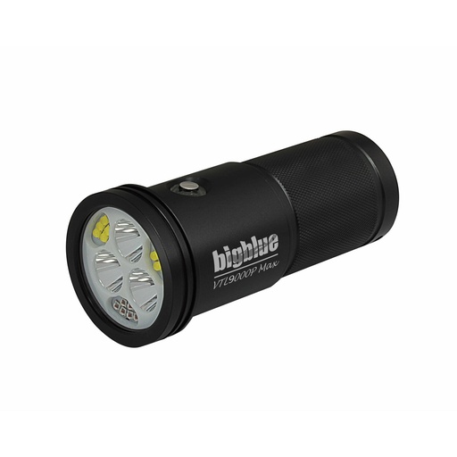 [VTL9000P MAX] BigBlue VTL9000P-MAX 9000-Lumen Wide Beam + 2900 Lumen Spot Beam – Black - VTL9000P-MAX