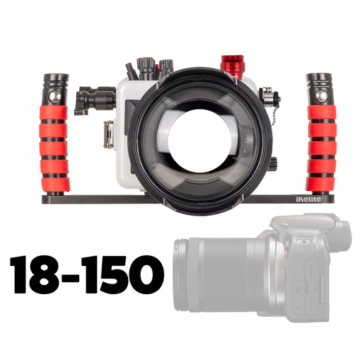 [69745] Canon EOS R10 with 18-150mm Lens - Ikelite 200DLM/D Housing [Fiber Optic Update]