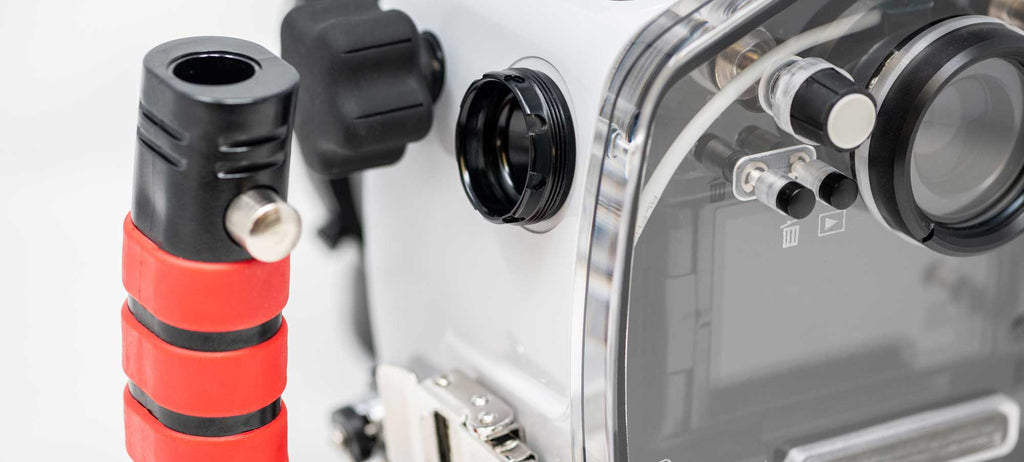 Ikelite Large Bore M24 Port Modifications for HDMI Monitor Bulkheads